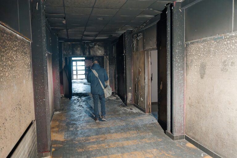 Incendie d'un collège à Dijon : impressionnant et intimidant